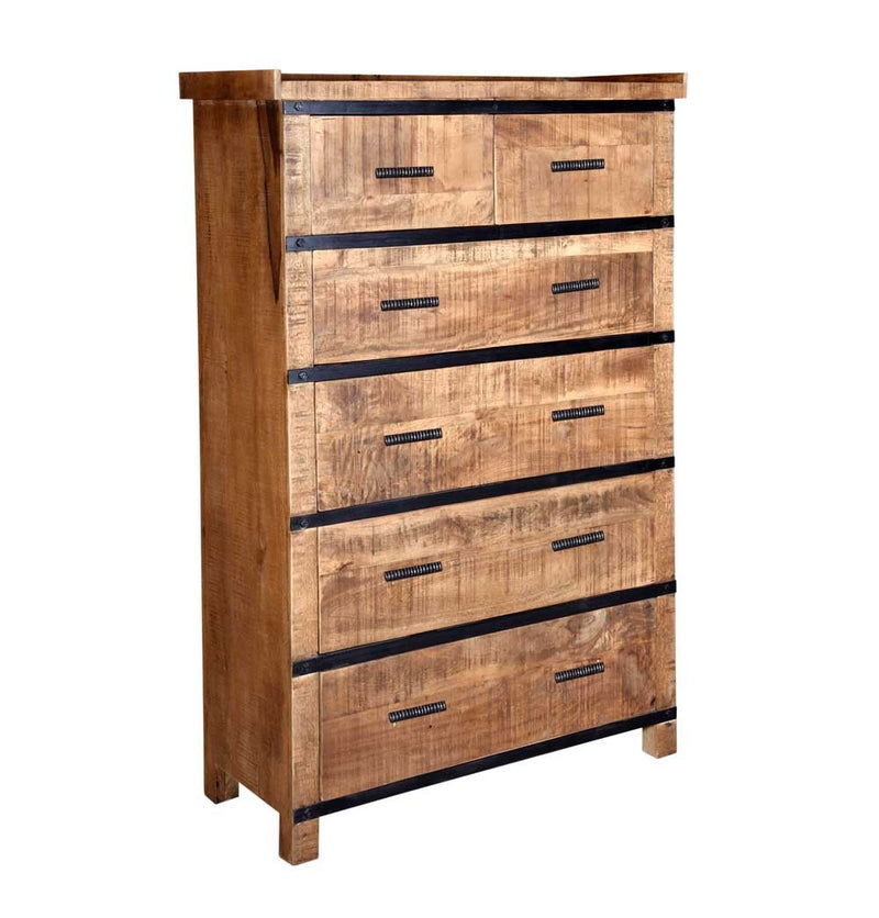 Sneha - Wooden 6 Drawer Dresser