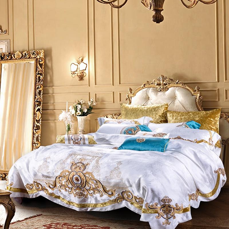 Luxury Royal White Bedding Set