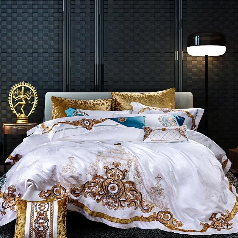 Luxury Royal White Bedding Set