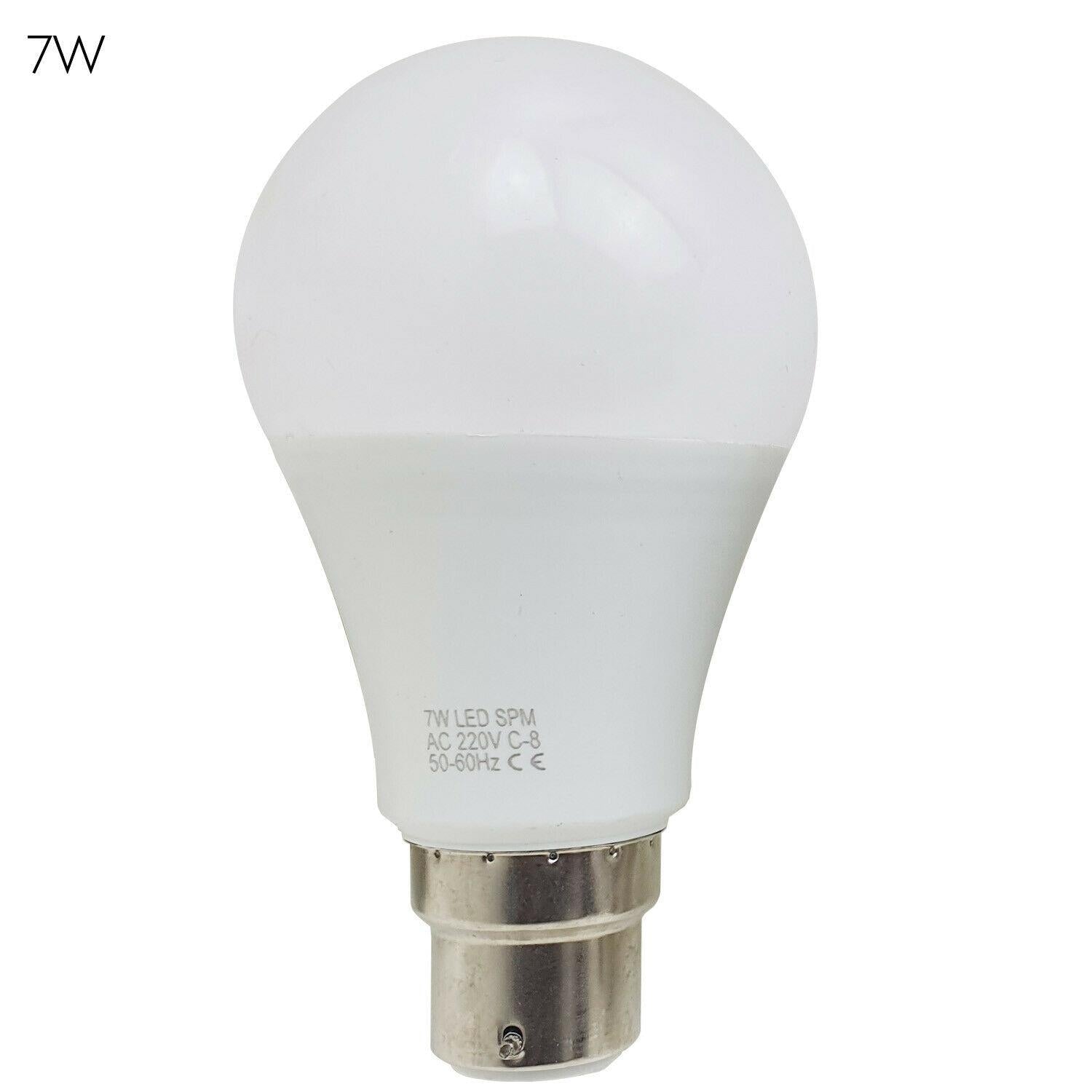 3 Pack LED Light Bulbs E22