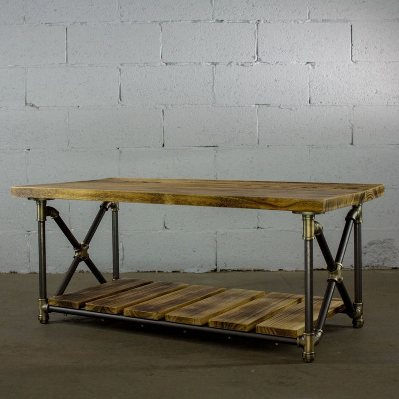 Modern Rectangular Two Tier Center Piece Table
