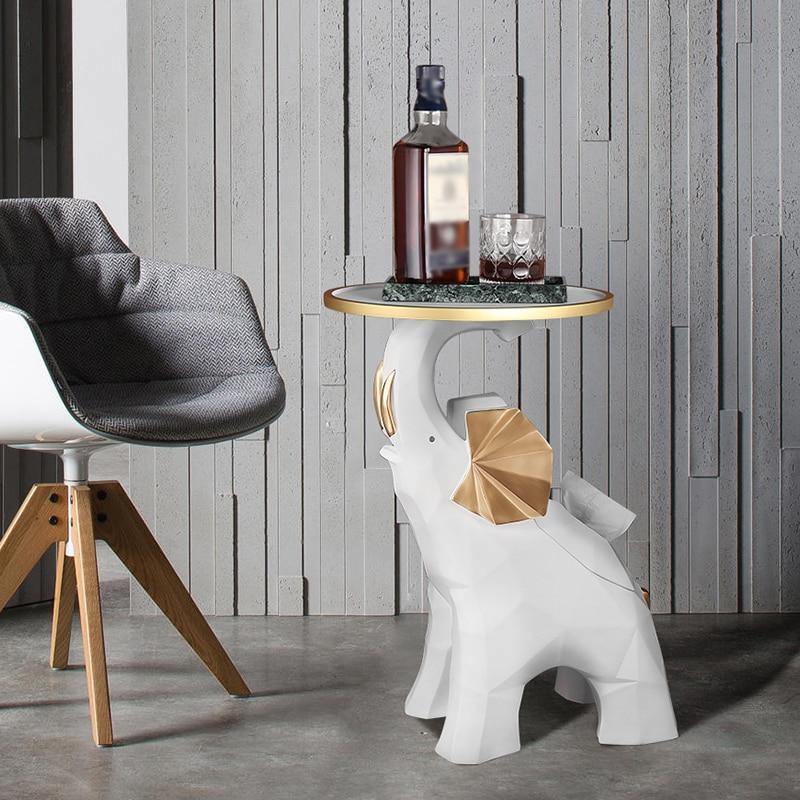 Resin Elephant Table