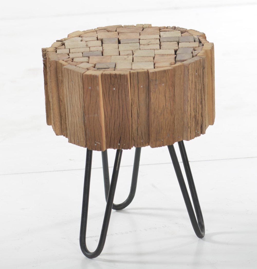 Nomad - Vintage Wood Log Side Table