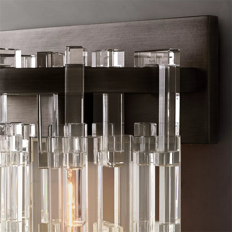 Fabricia Crystal Wall Sconce, Modern Wall Lamp