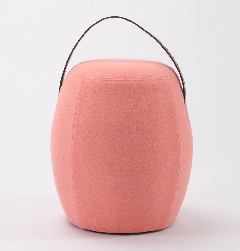 Kiley - Handmade Pink Pouf