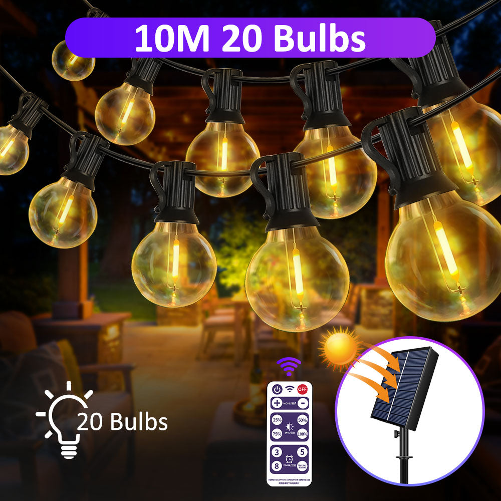 The Solar String Outdoor Lights