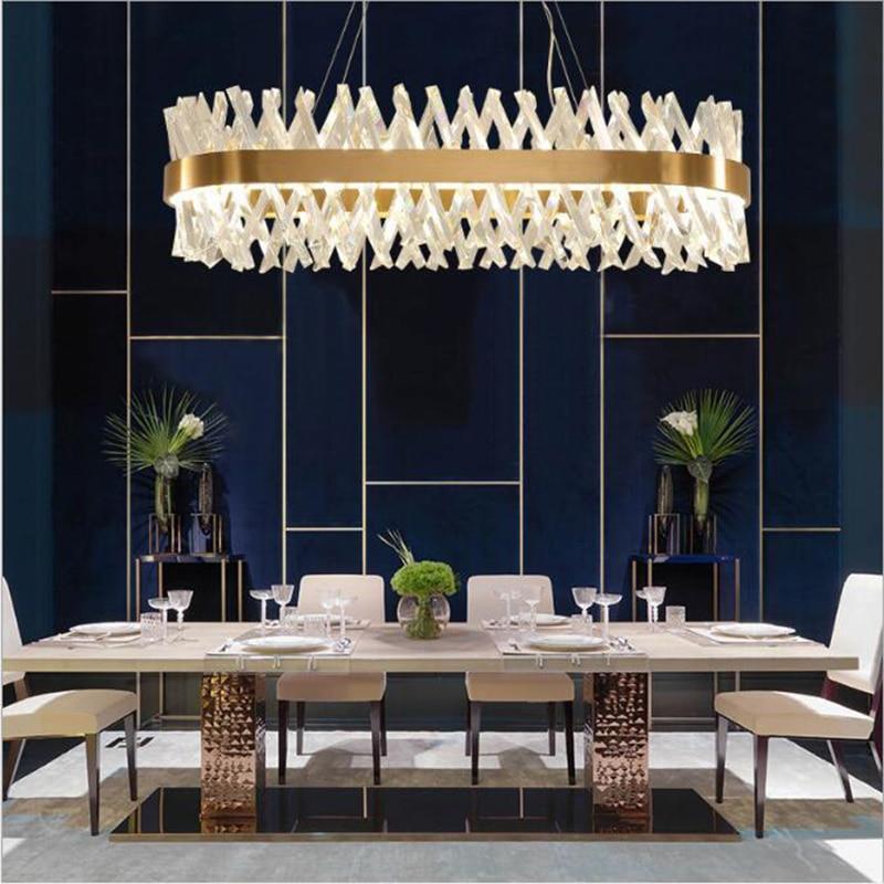 Arsenio Oval Crystal Chandelier