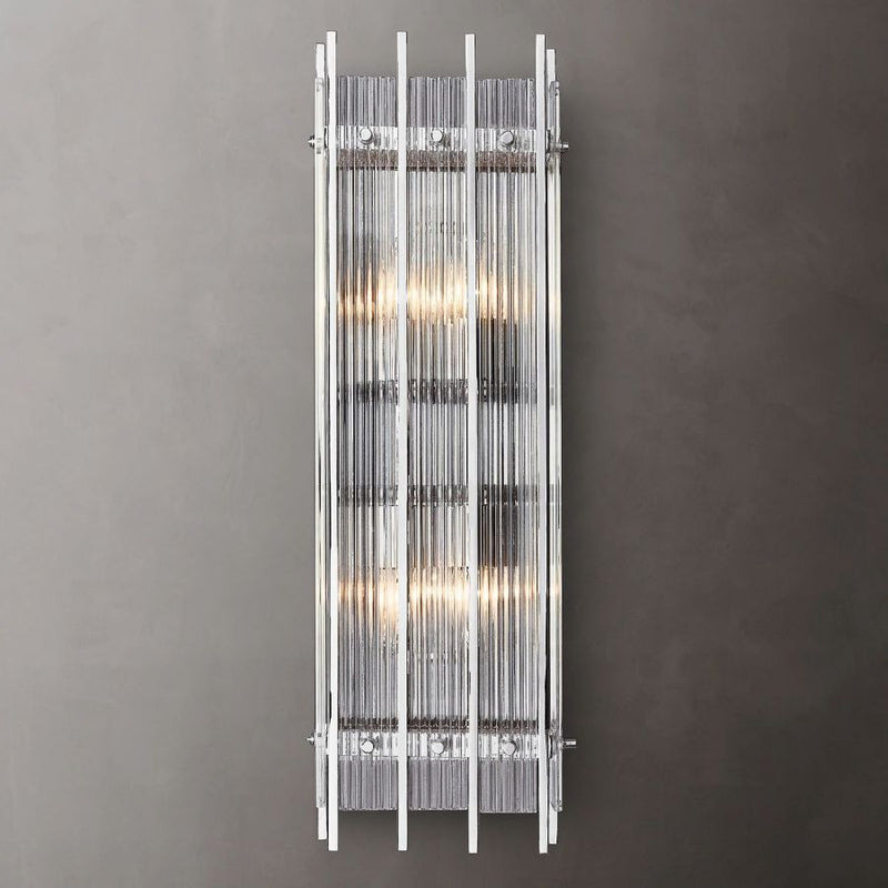 San Marc Rectangle Candlestick Wall Sconce 26"