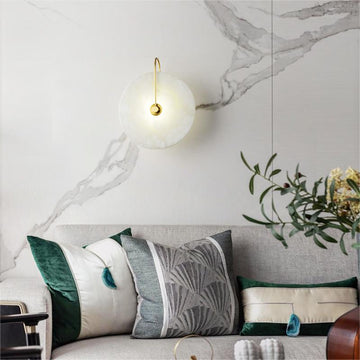 Labaster Round Bedroom Wall Sconce