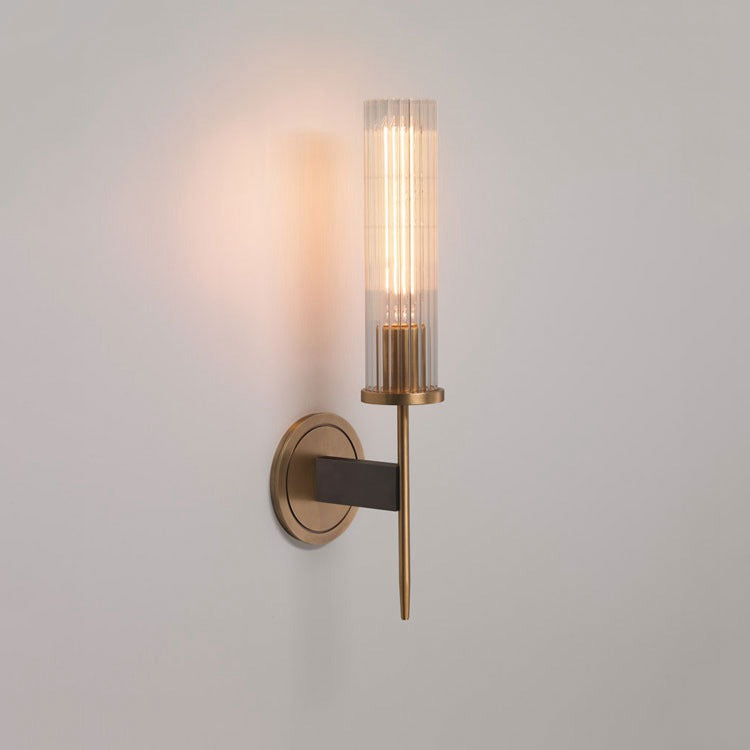 Industrial Single Candle Wall Sconce