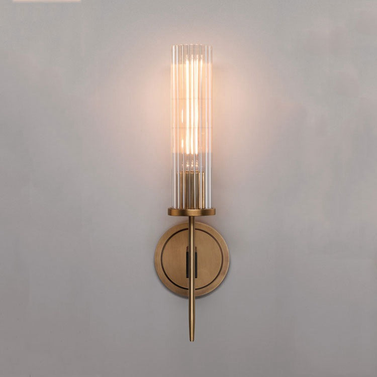 Industrial Single Candle Wall Sconce