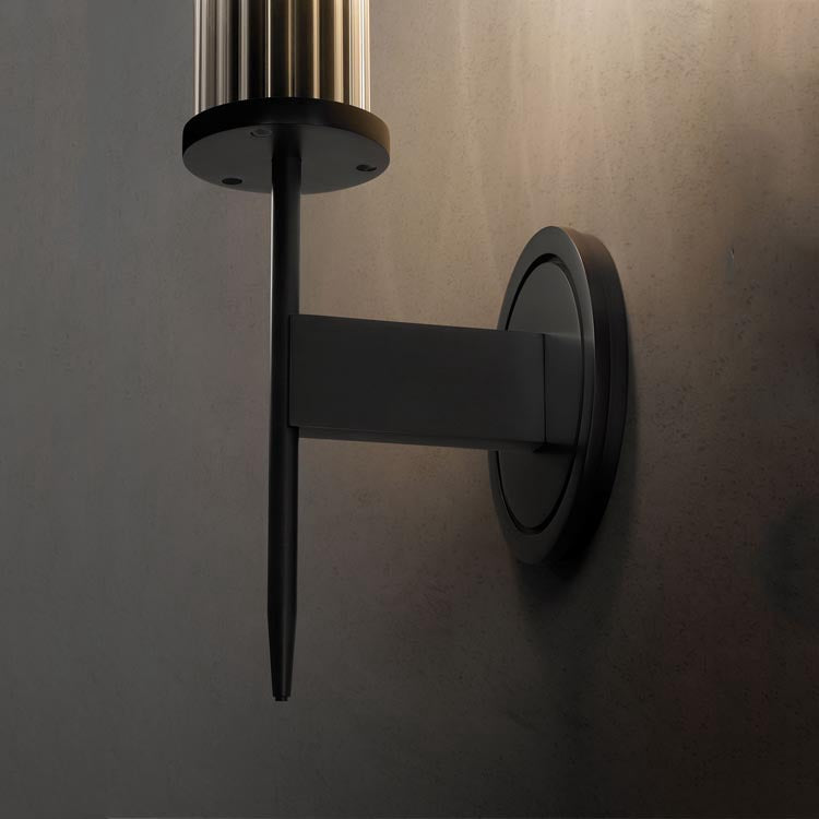 Industrial Single Candle Wall Sconce