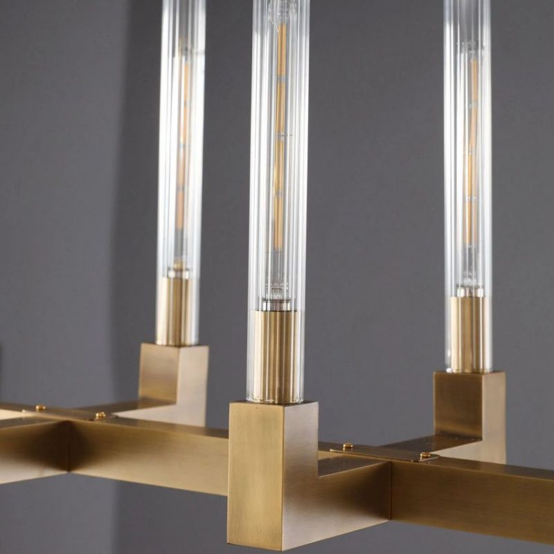 Amorra Candlestick Linear Chandelier 72"