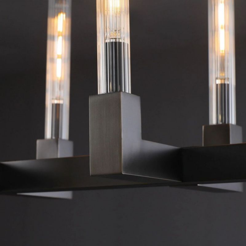 Amorra Candlestick Linear Chandelier 72"