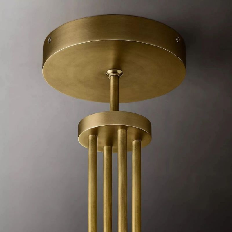 Amorra Candlestick Round Chandelier 36"