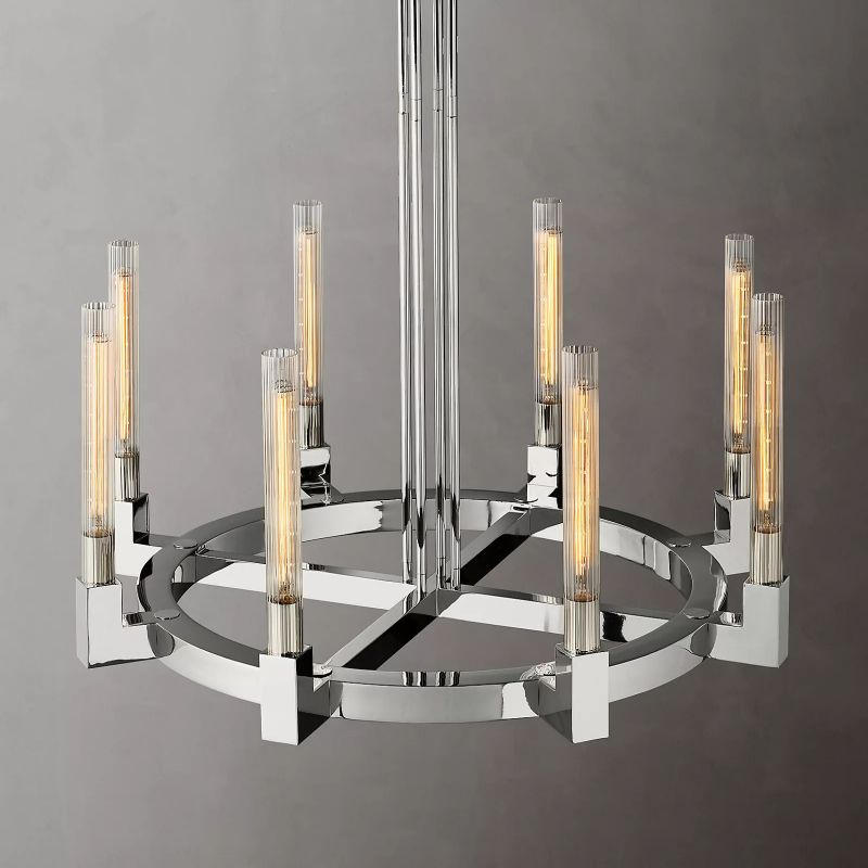 Amorra Candlestick Round Chandelier 36"