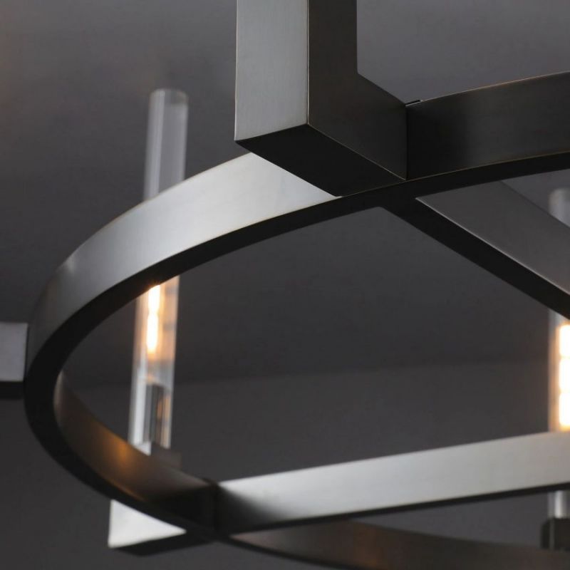 Amorra Candlestick Round Chandelier 36"
