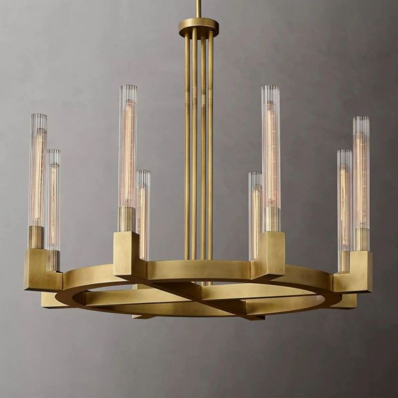 Amorra Candlestick Round Chandelier 36"