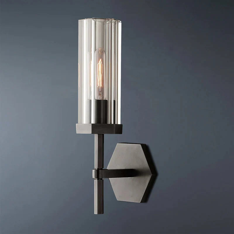 Annie Short Torch Wall Sconce, Wall Light For Living Room