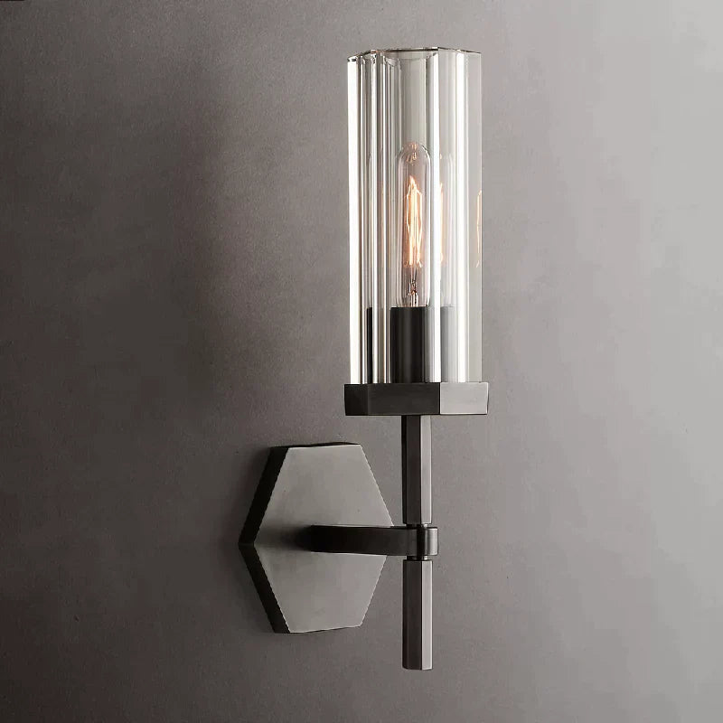 Annie Short Torch Wall Sconce, Wall Light For Living Room