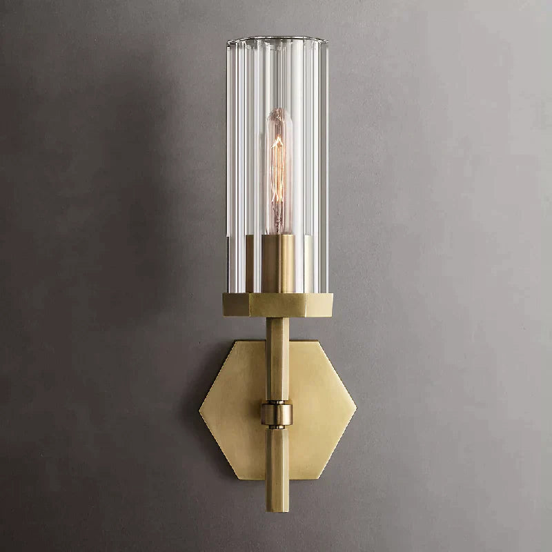 Annie Short Torch Wall Sconce, Wall Light For Living Room