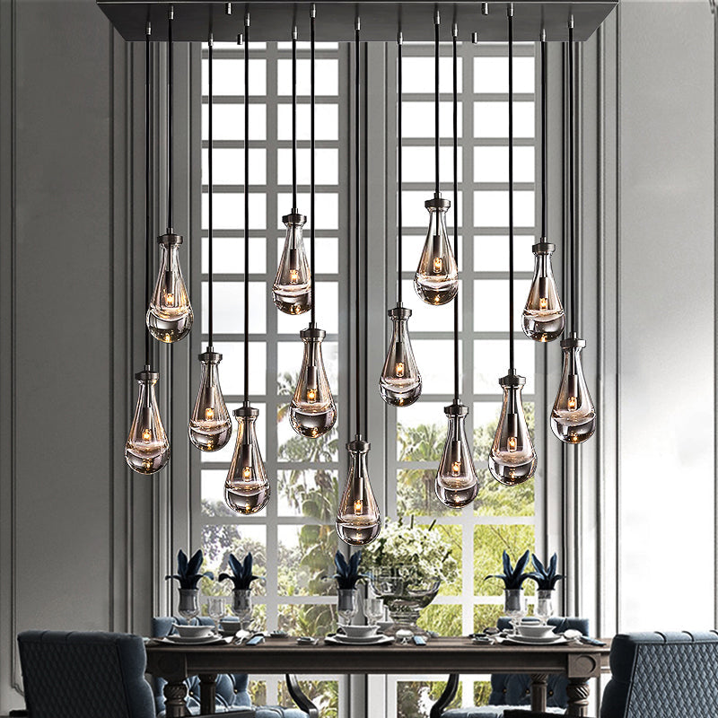 Raindrop De Linear Chandelier 54"