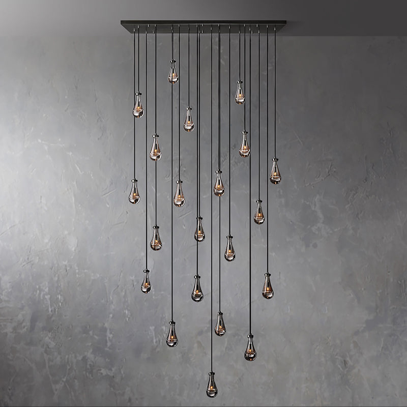 Raindrop Linear Chandelier 72"