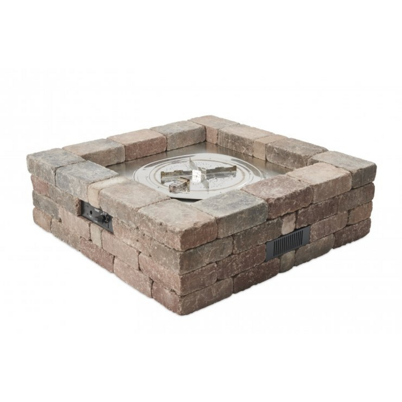 The Outdoor Greatroom Company Bronson Block Square Gas Fire Pit Kit (BRON5151-K)