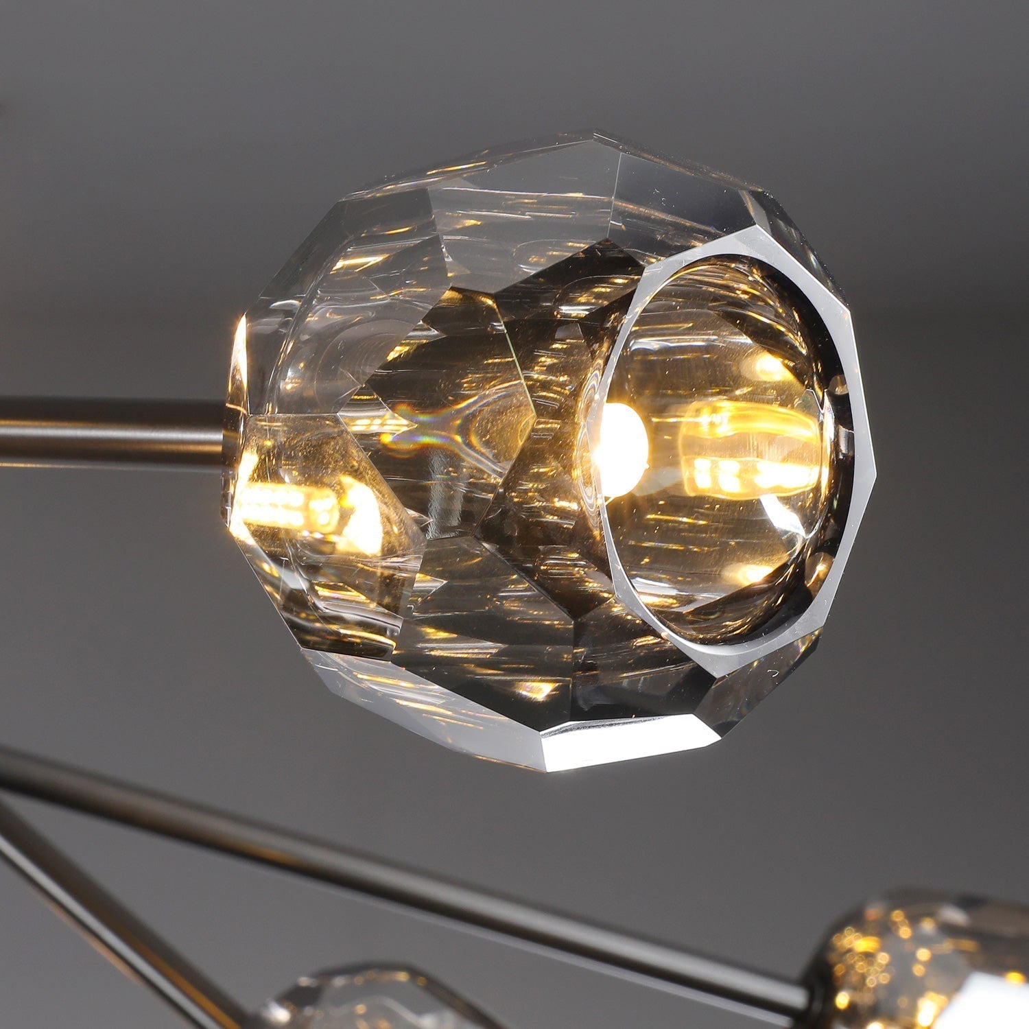 Bille De Crystal Ball Round Chandelier 60"