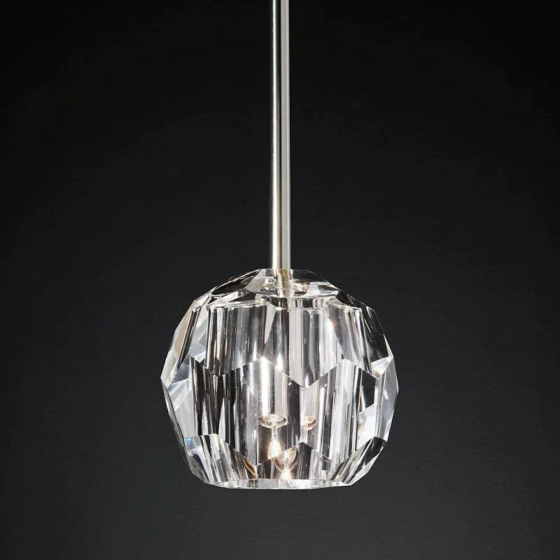 Bille De Clear Crystal  Pendant Lighting (Rod)