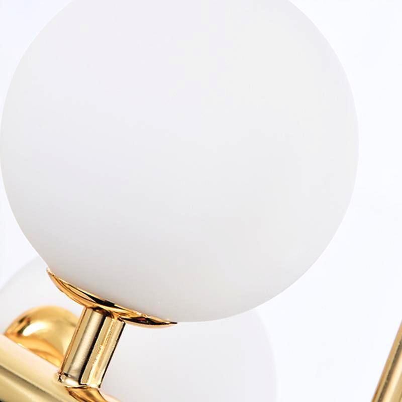 Black & Gold Round Ball Chandelier