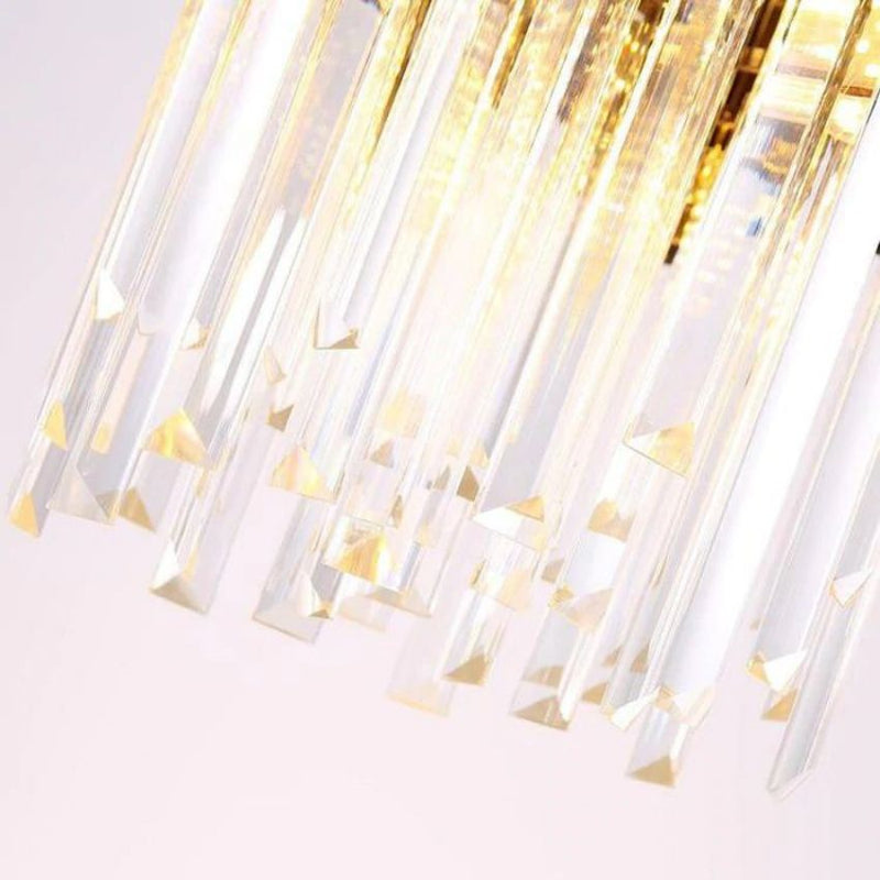 Bourbons Crystal Pendant Gold
