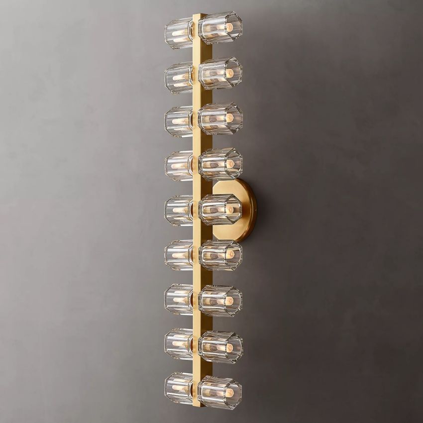 Arcachon Crystal Wall Sconce 26"W