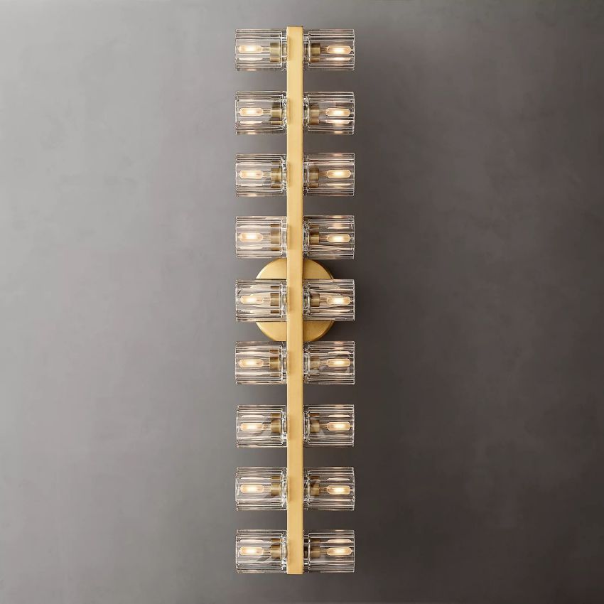 Arcachon Crystal Wall Sconce 26"W