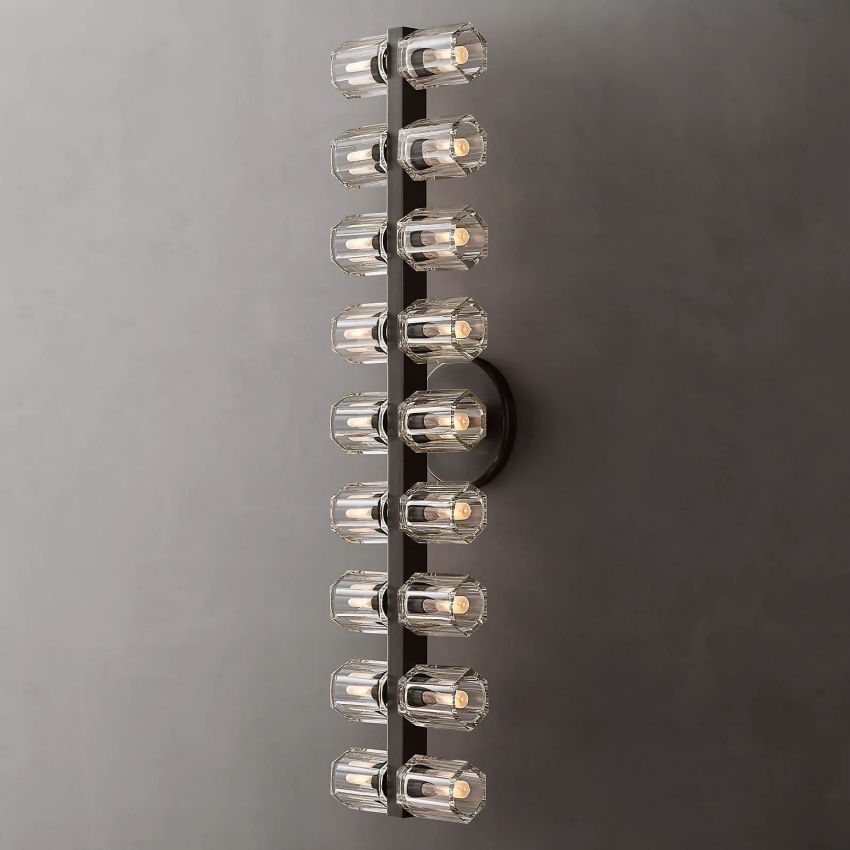 Arcachon Crystal Wall Sconce 26"W