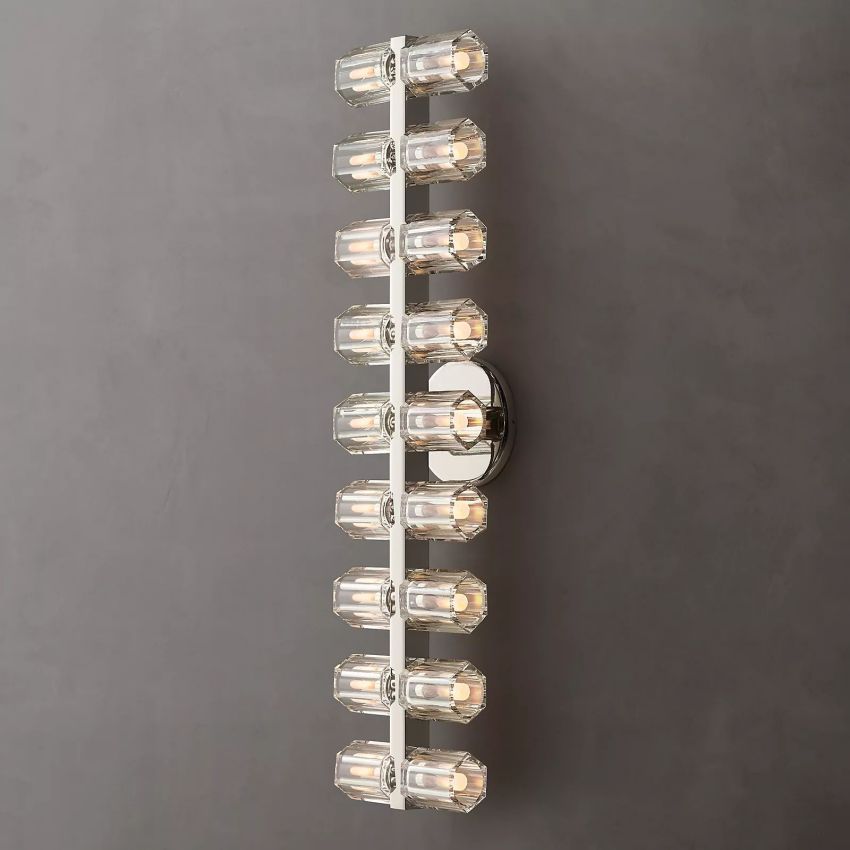 Arcachon Crystal Wall Sconce 26"W