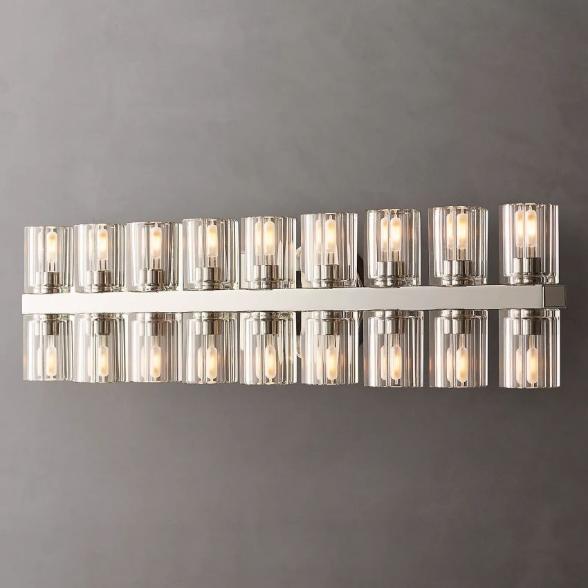 Arcachon Crystal Wall Sconce 26"W