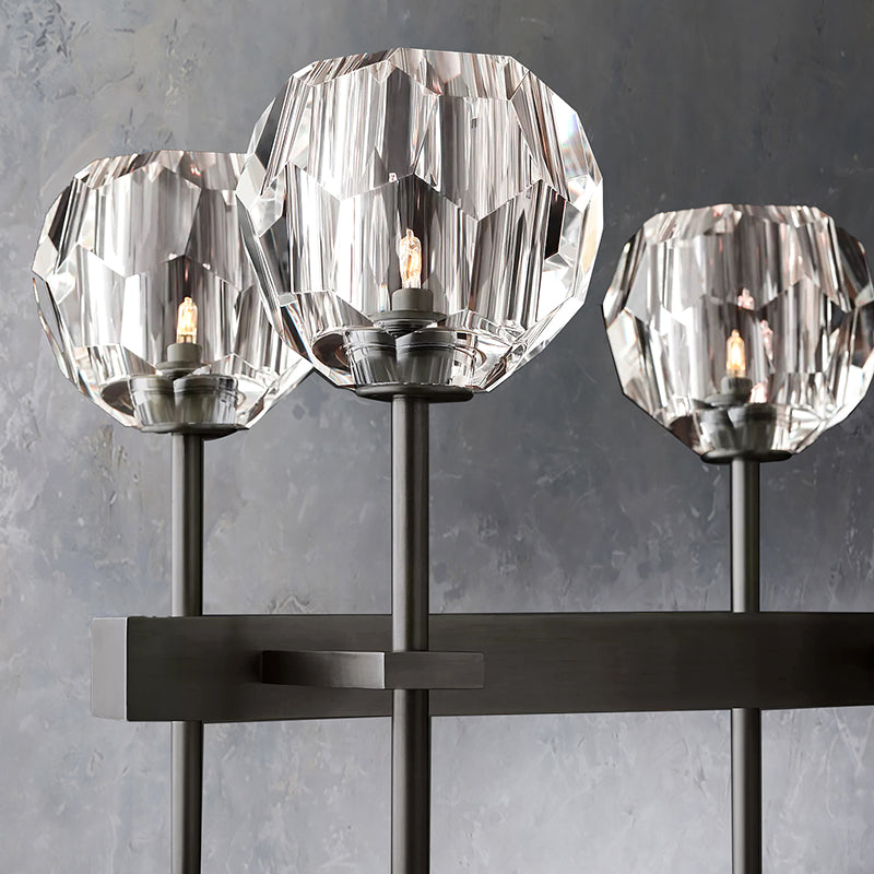 Balle De  Double Linear Chandelier 60"