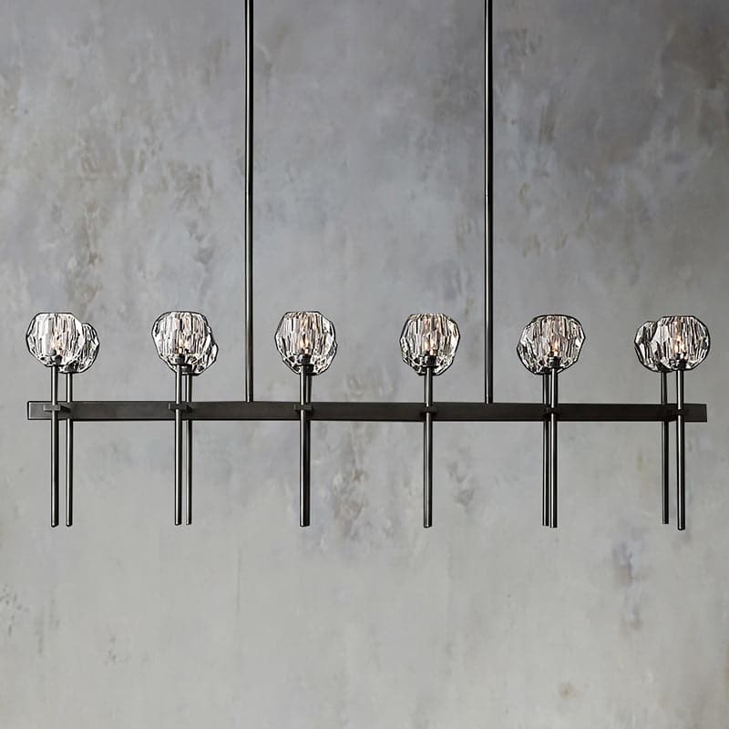 Balle De  Double Linear Chandelier 60"