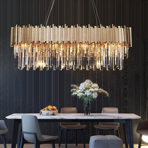 A Candi Crystal Chandelier for Dining Room