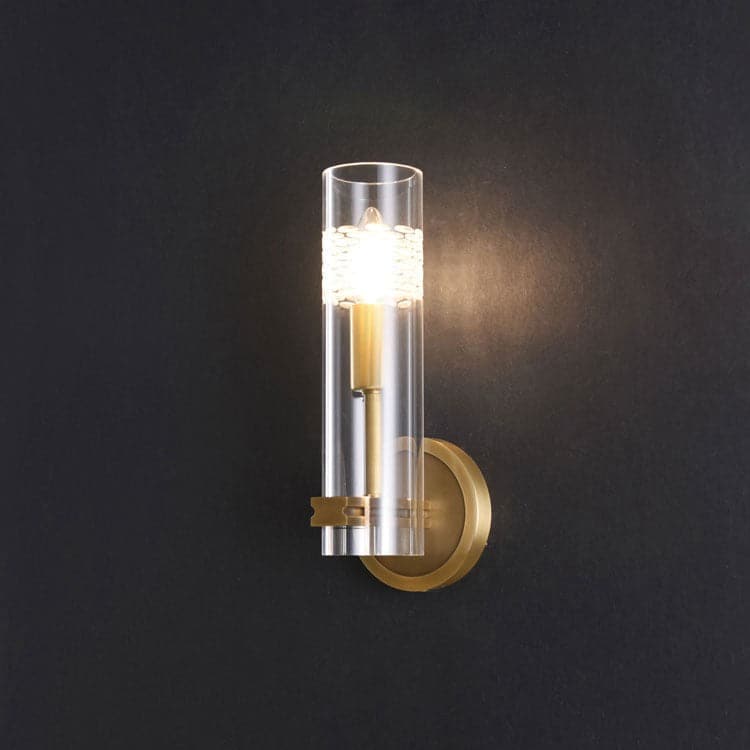 Kaleidoscope 1-Head Wall Sconce , Brass