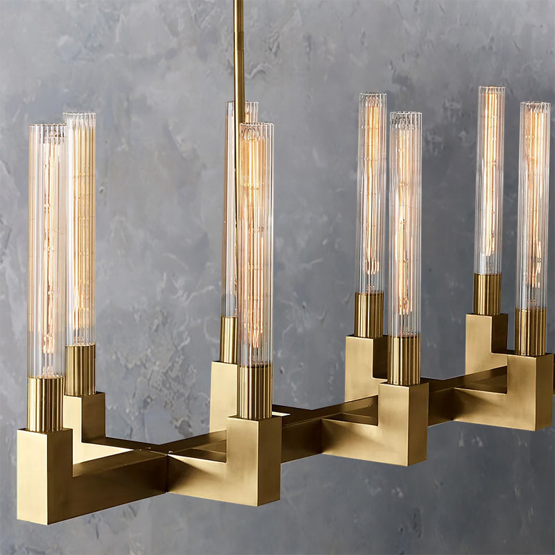 Channe Linear Chandelier 67"