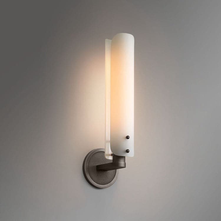 Alen White Glass Shade Wall Sconce