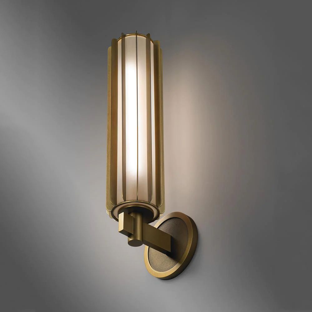 Gab Brass Wall Sconce 17"H