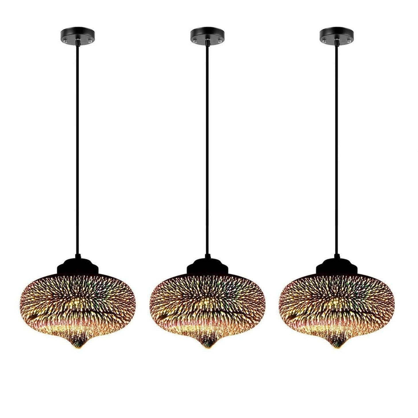 Modern 3D Colorful Pendant Lamp - B