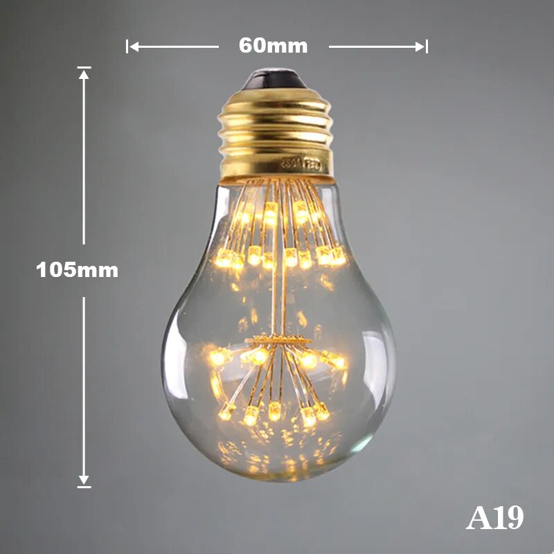 LED Edison Vintage Starry Sky Lamp