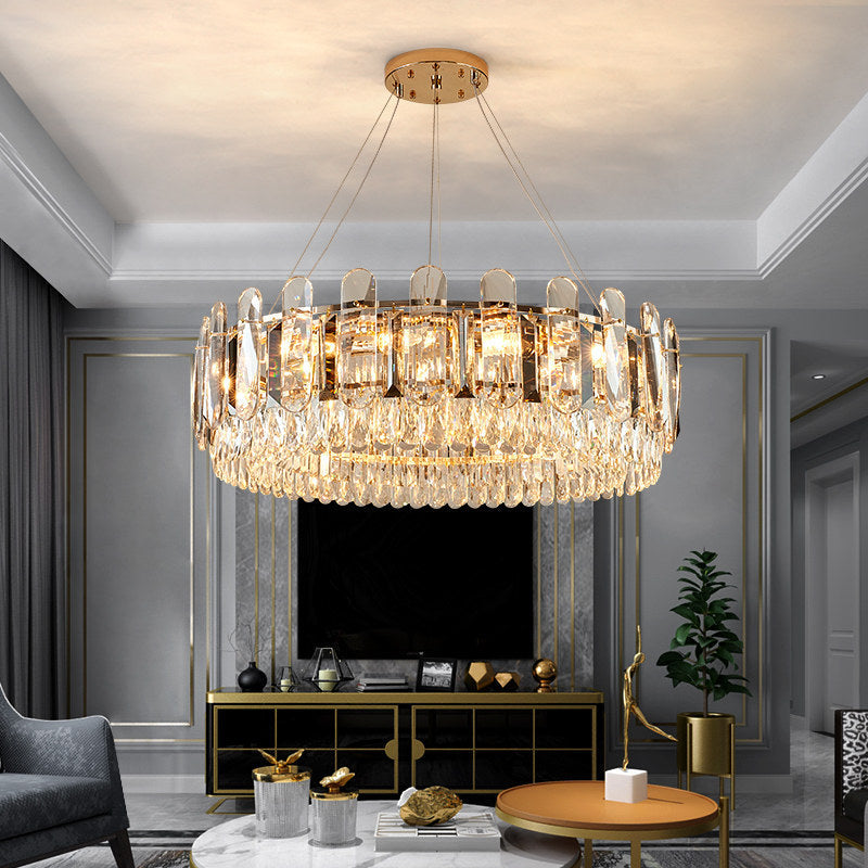 Large Crystal Chandelier