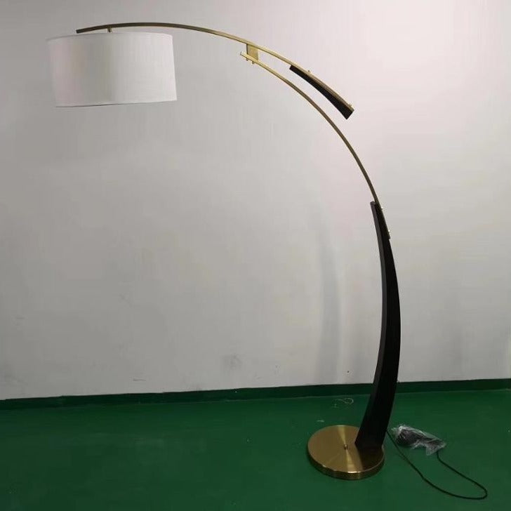 Art Designer Study Curved Floor Lamp