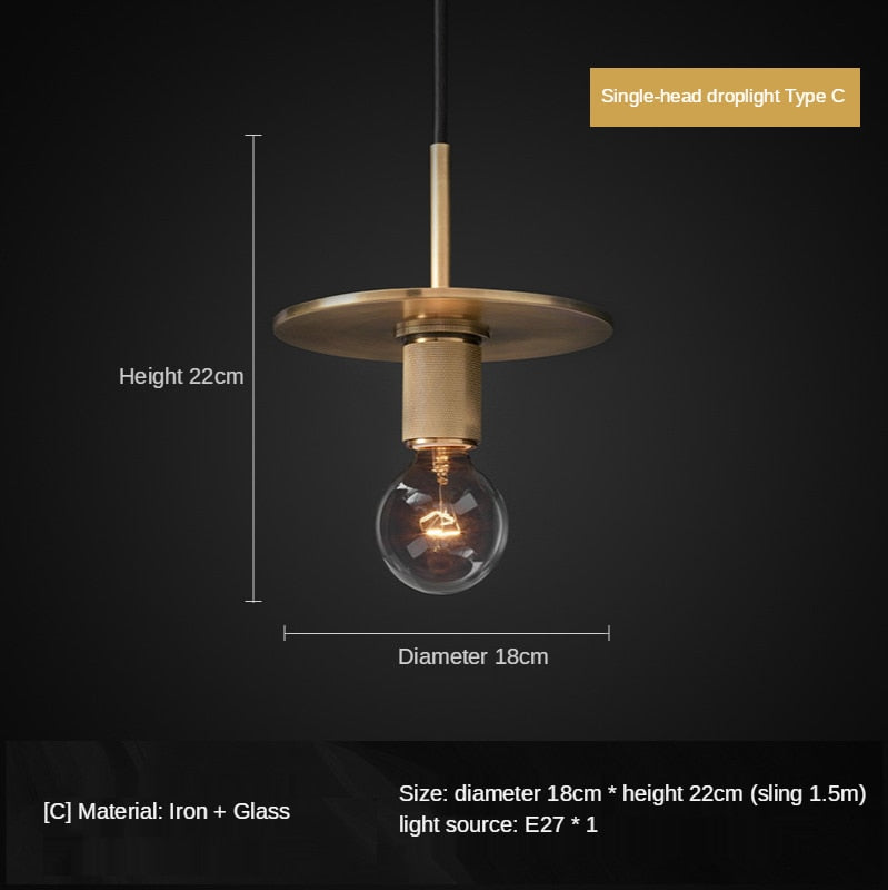 Luxury Vintage Modern LED Pendant Lights