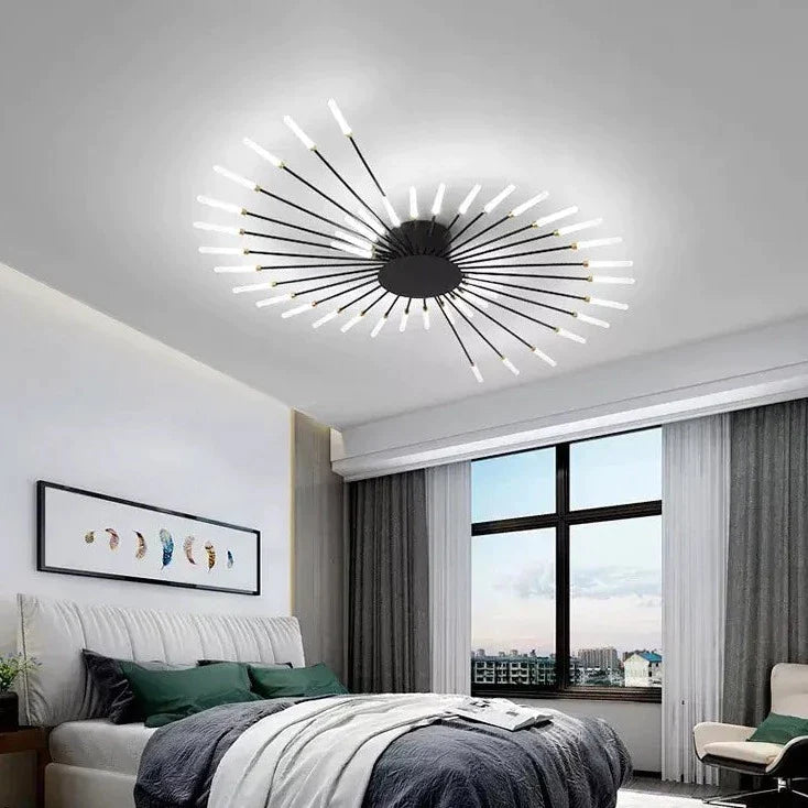 42 Lights Modern Sputnik Ceiling Chandelier